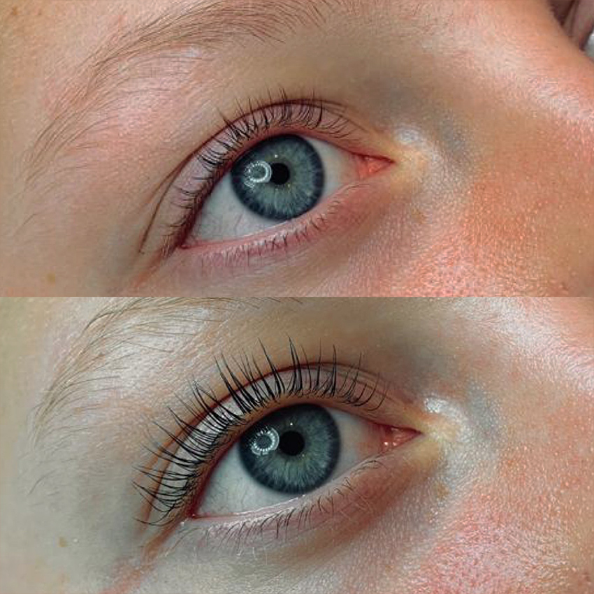 Dante Wellness Brow & Lash Before & After