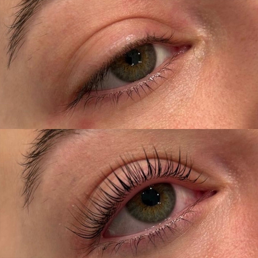 Dante Wellness Brow & Lash Before & After